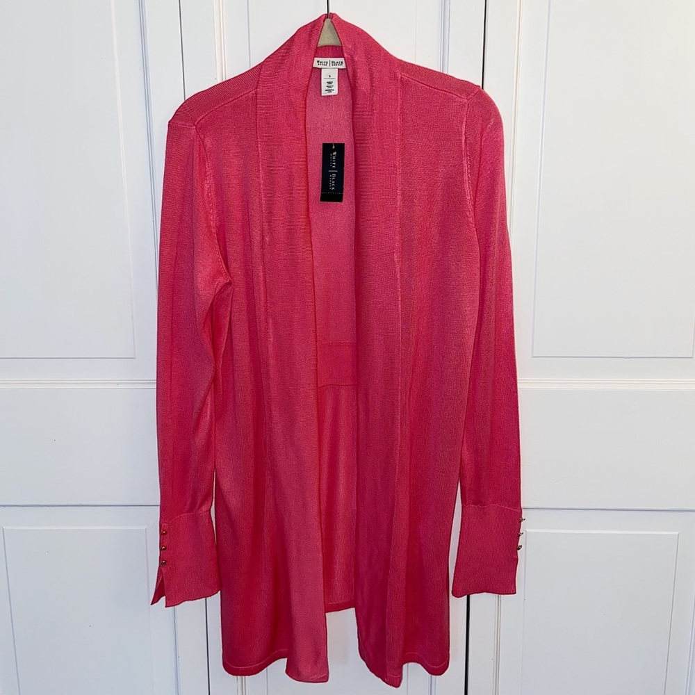 New White House Black Market Pink Drapey Coverup